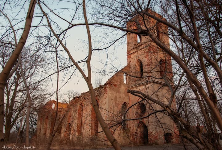 Руины кирхи Рудау