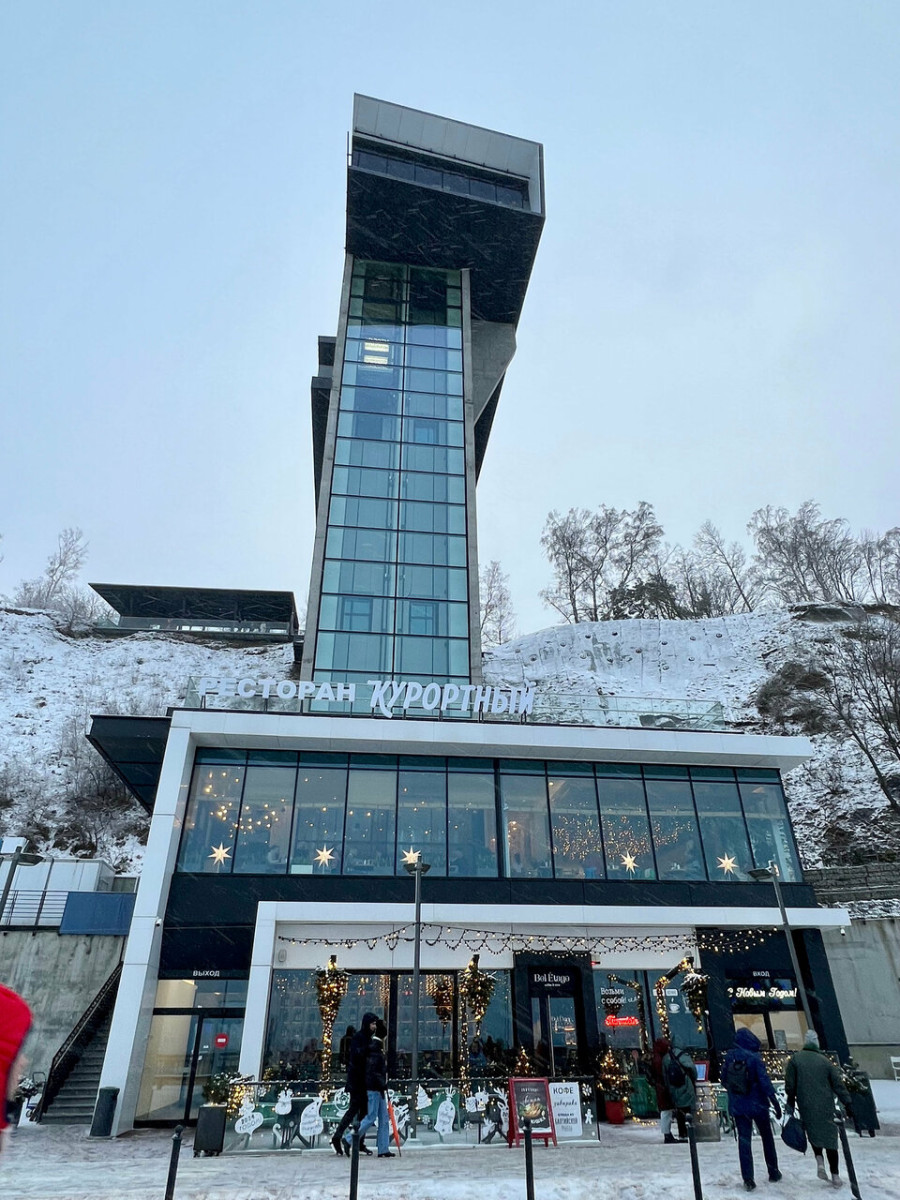 Лифт с панорамой в Светлогорске